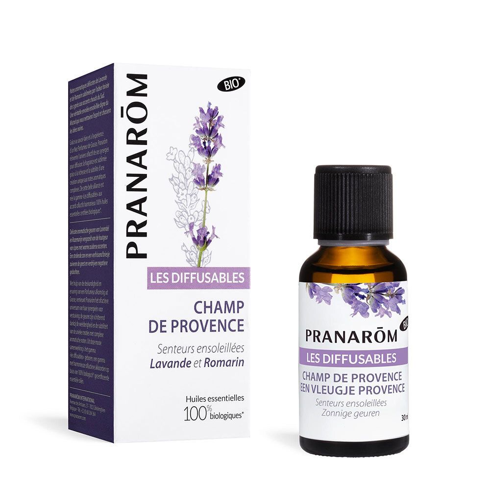 Pranarôm Les Diffusables Champ de Provence Lavande et Romarin - Senteurs ensoleilléesBio