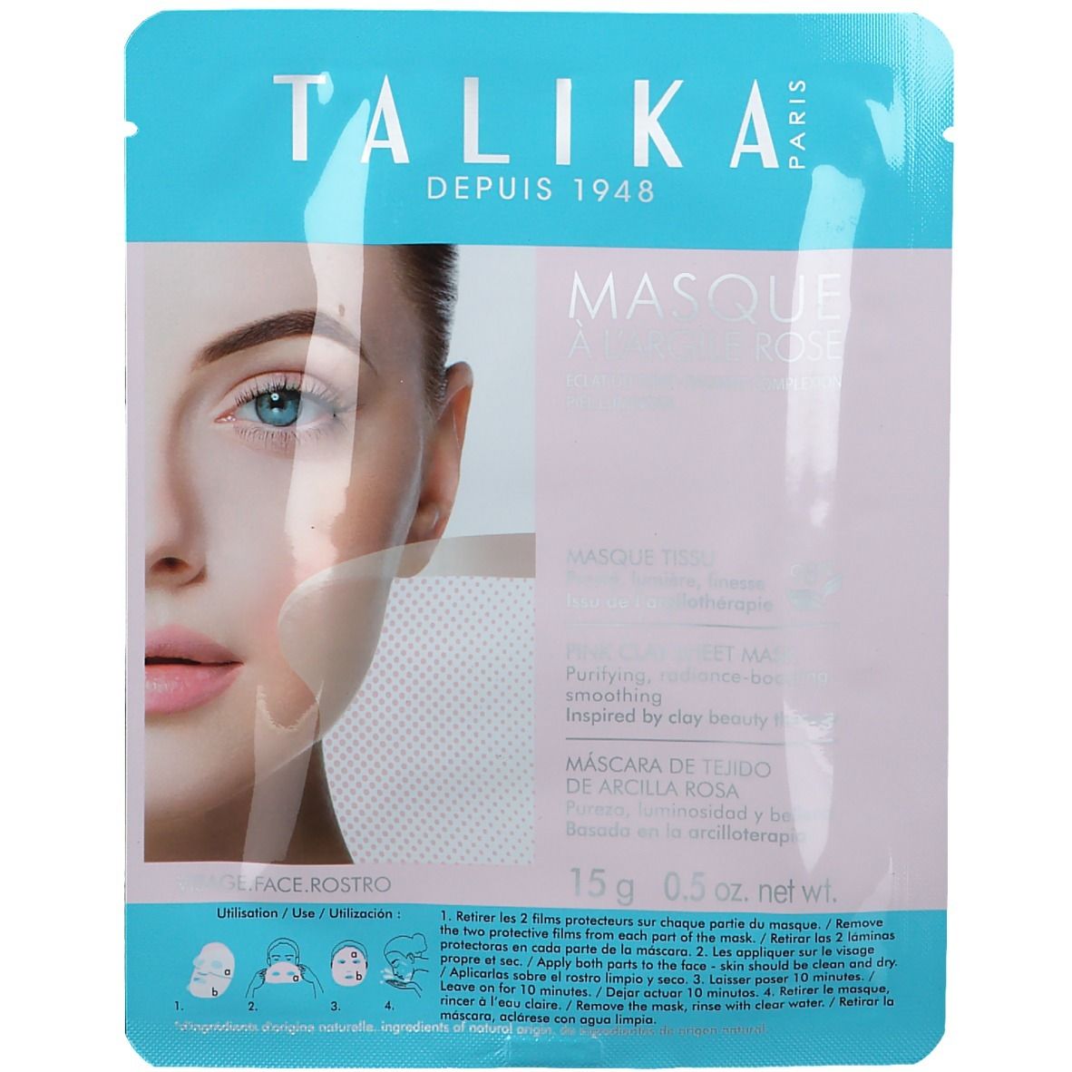 Talika Masker Roze Klei
