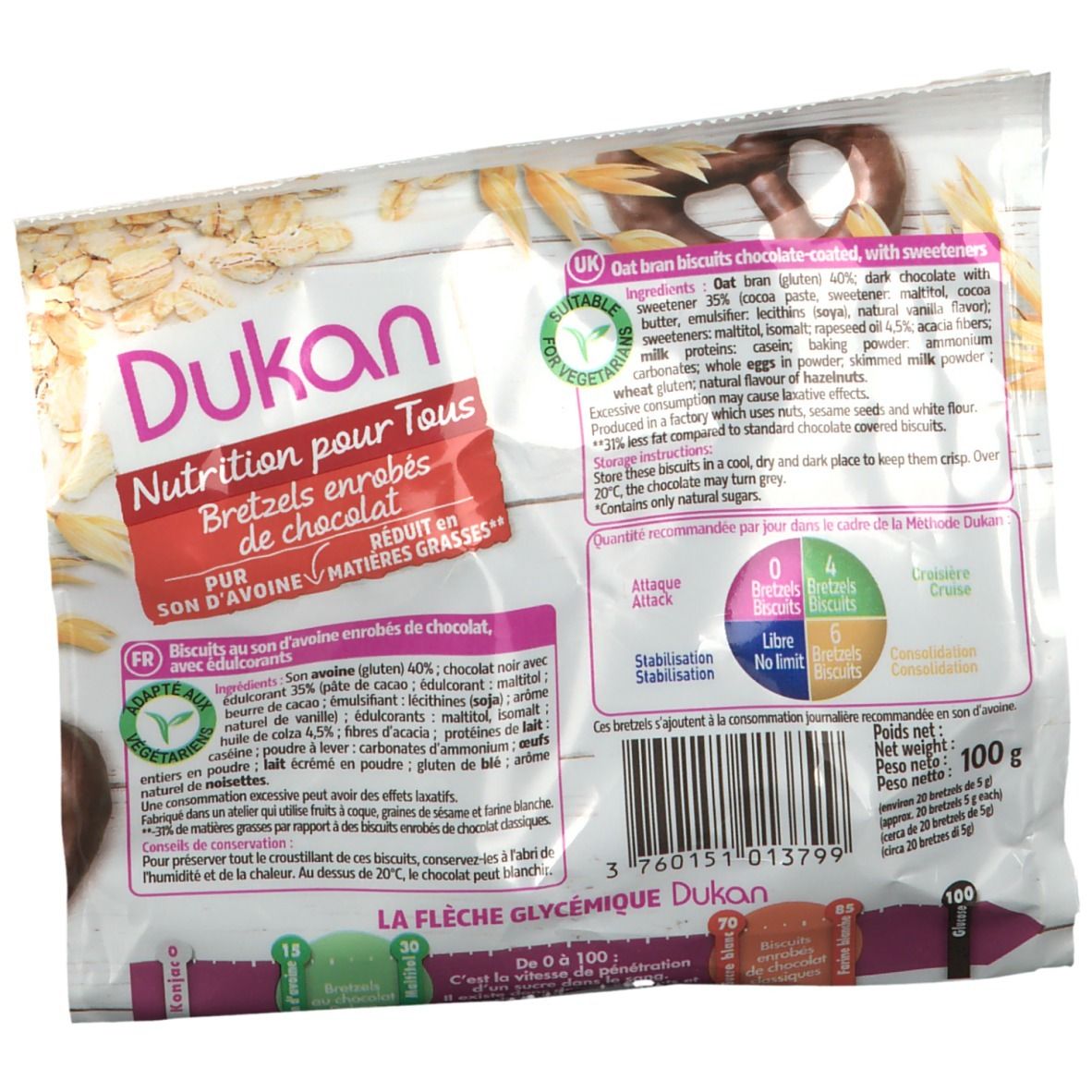 Dukan Schokobrezel