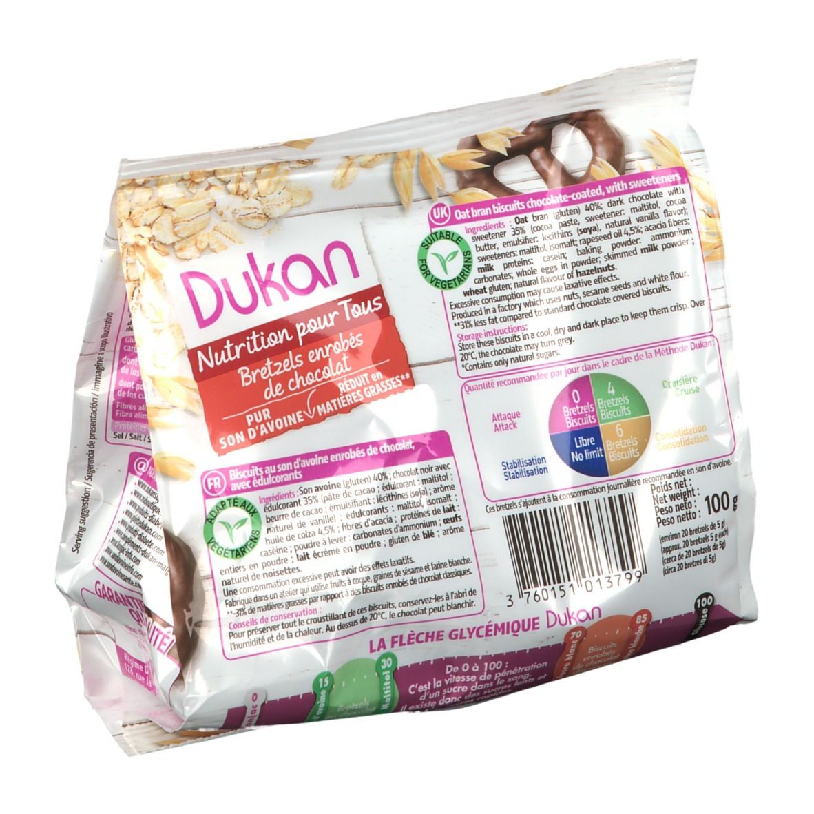 Dukan Schokobrezel