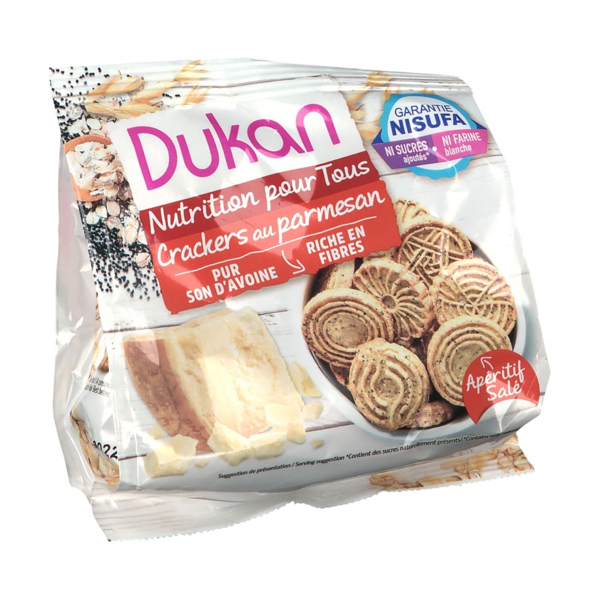 Dukan® Parmesan und Getreide Kekse