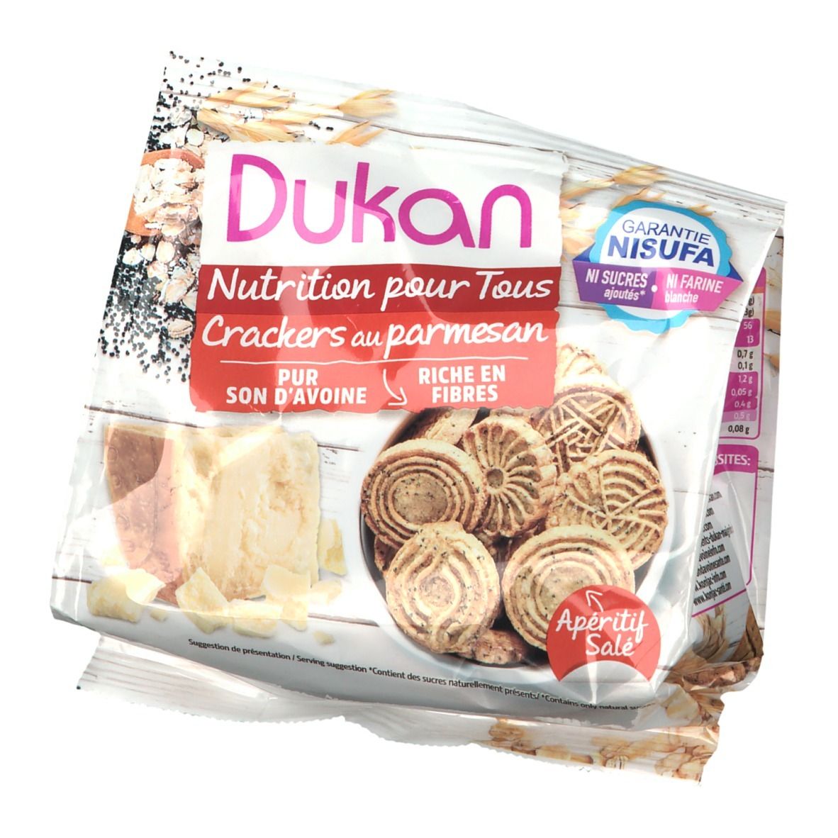 Dukan® Parmesan und Getreide Kekse