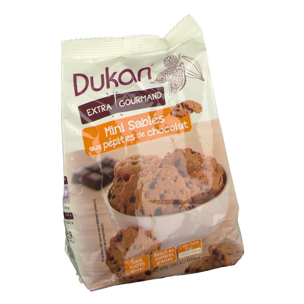 Dukan Mini sablés aux pépites de chocolat