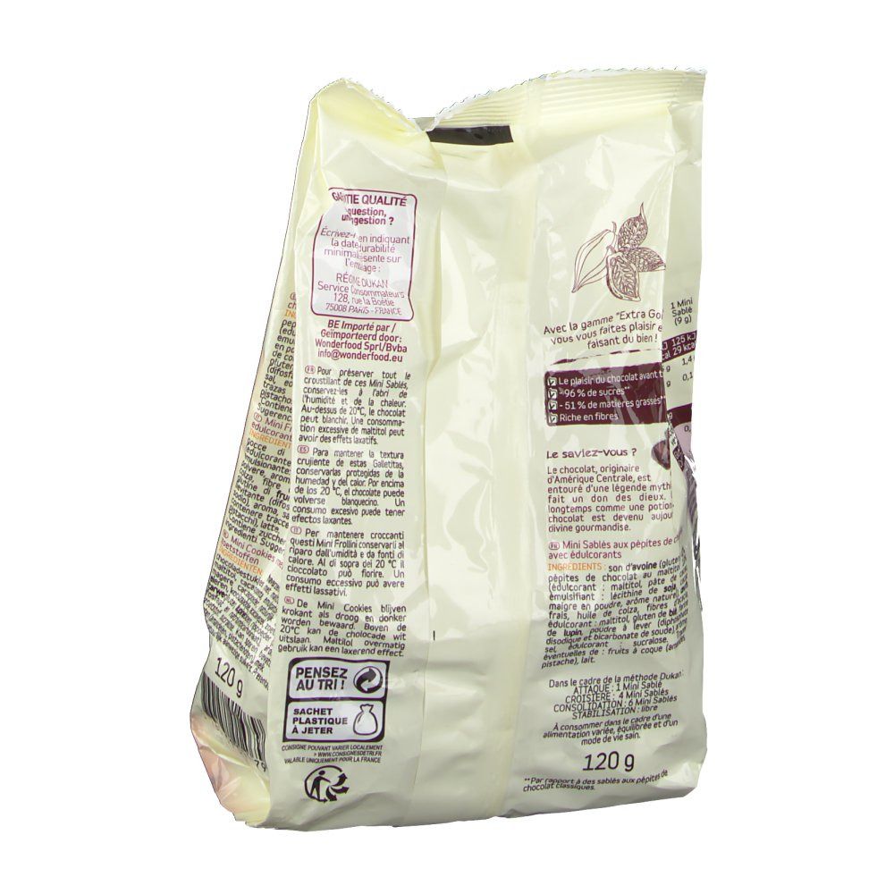 Dukan Mini sablés aux pépites de chocolat