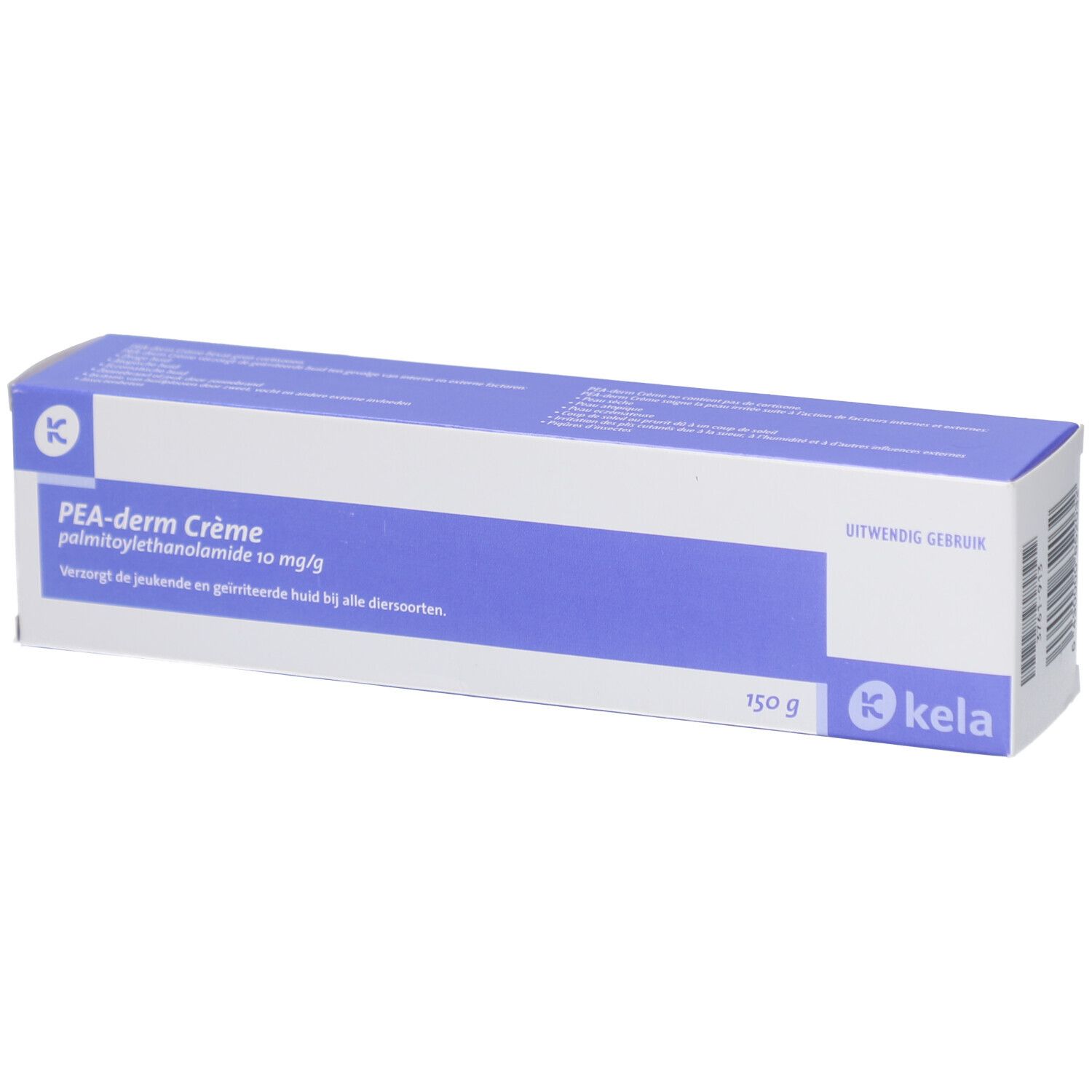 Kasten mit PEA-derm Creme, 150g. Für äußerlichen Gebrauch.