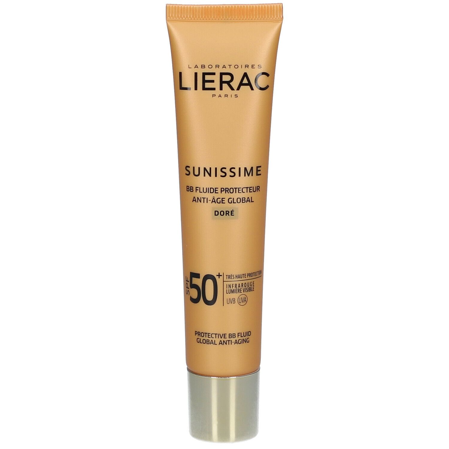 LIERAC SUNISSIME BB Fluide protecteur anti-âge global SPF50+ Doré