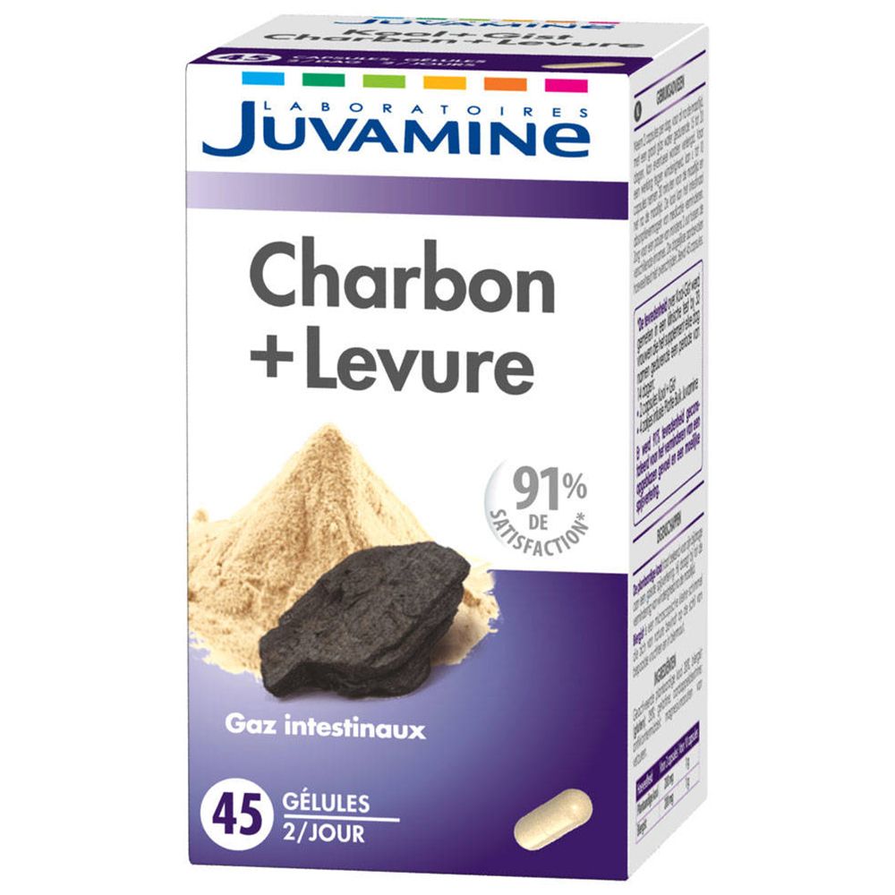 JUVAMINE Charbon + Levure