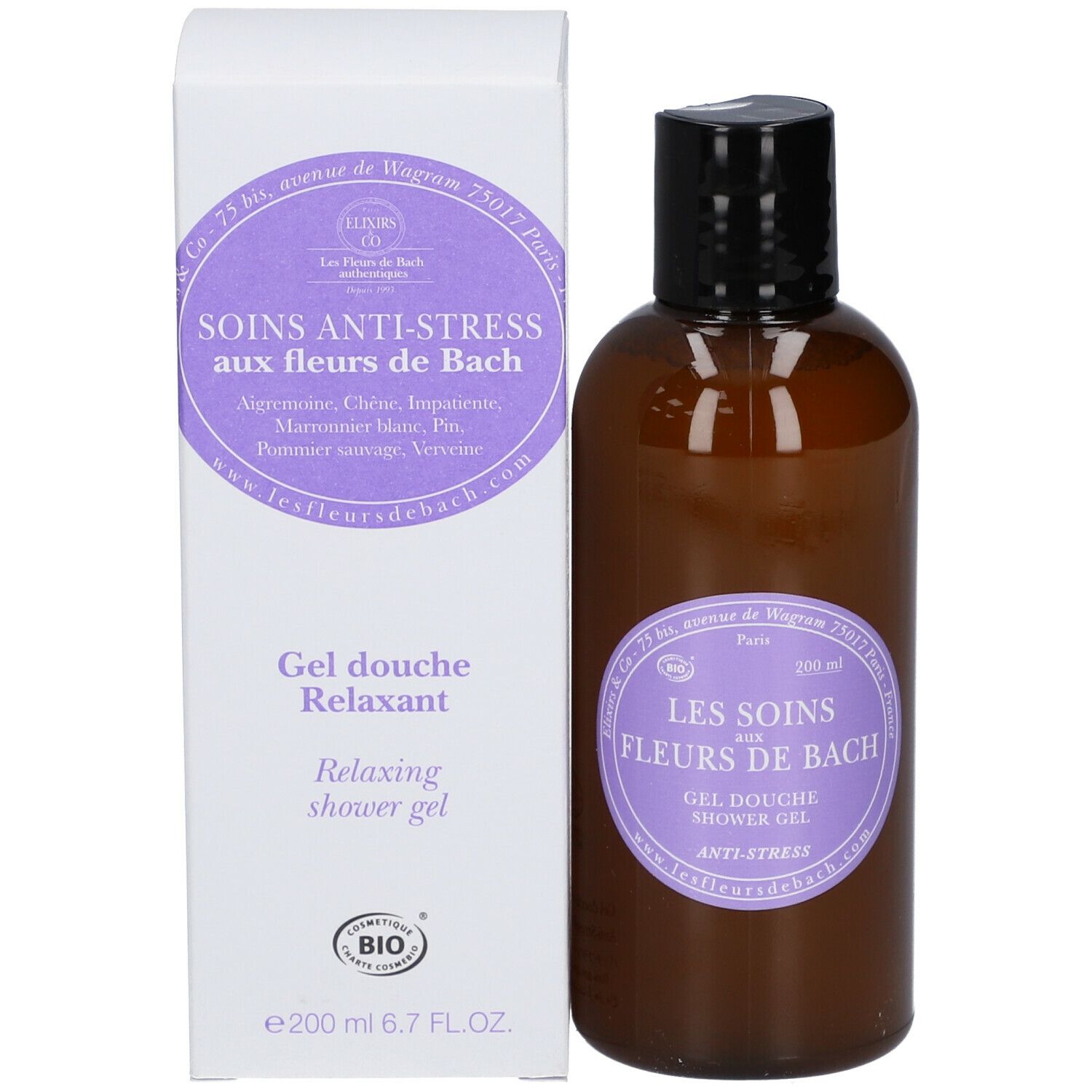 ELIXIRS & CO Les Fleurs de Bach Anti-Stress Duschgel