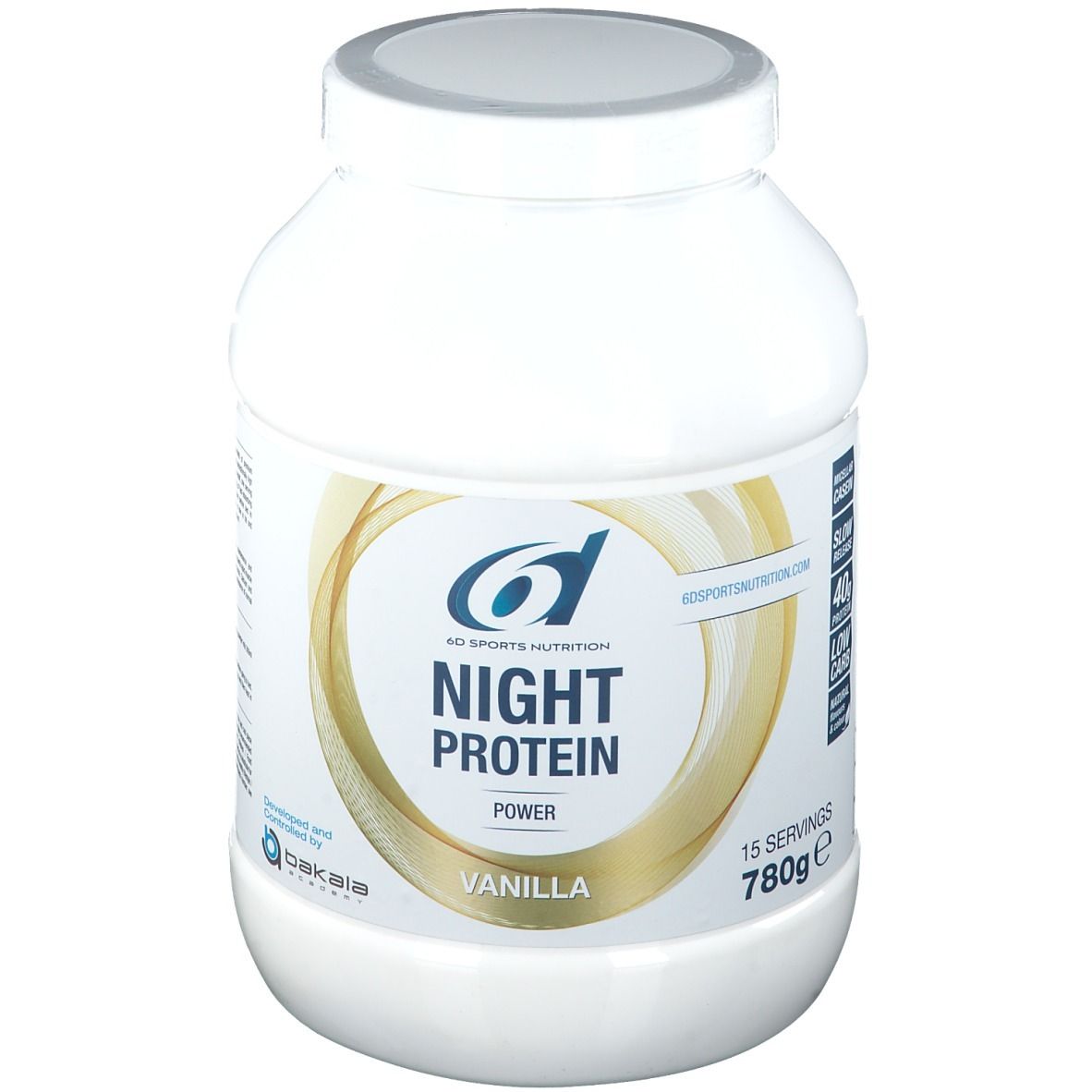 6D Sports Nutrition Night Protein Vanille
