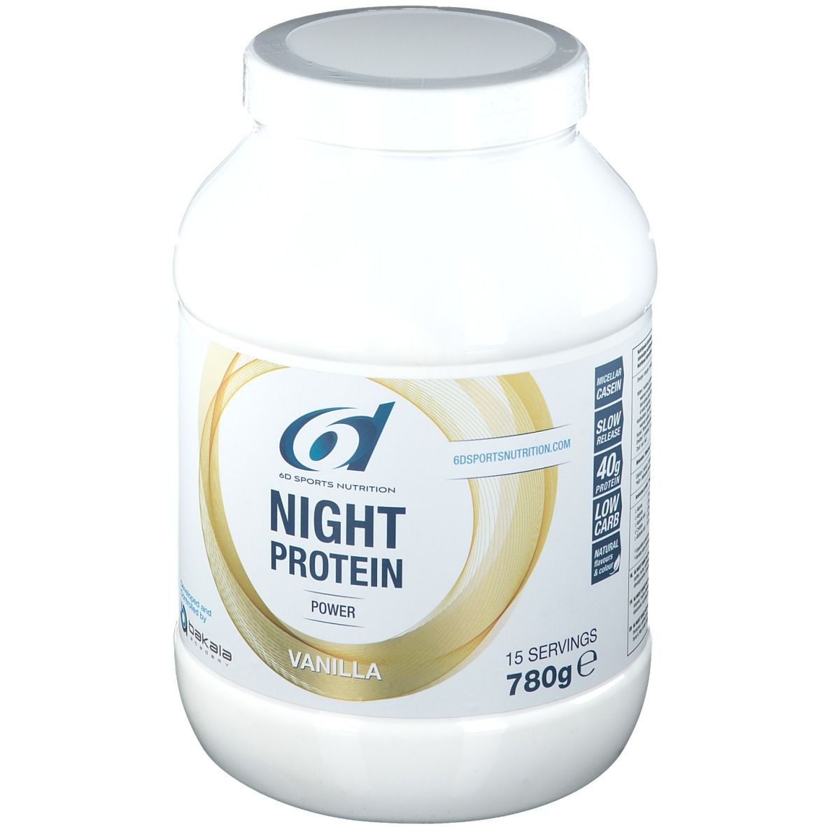 6D Sports Nutrition Night Protein Vanille