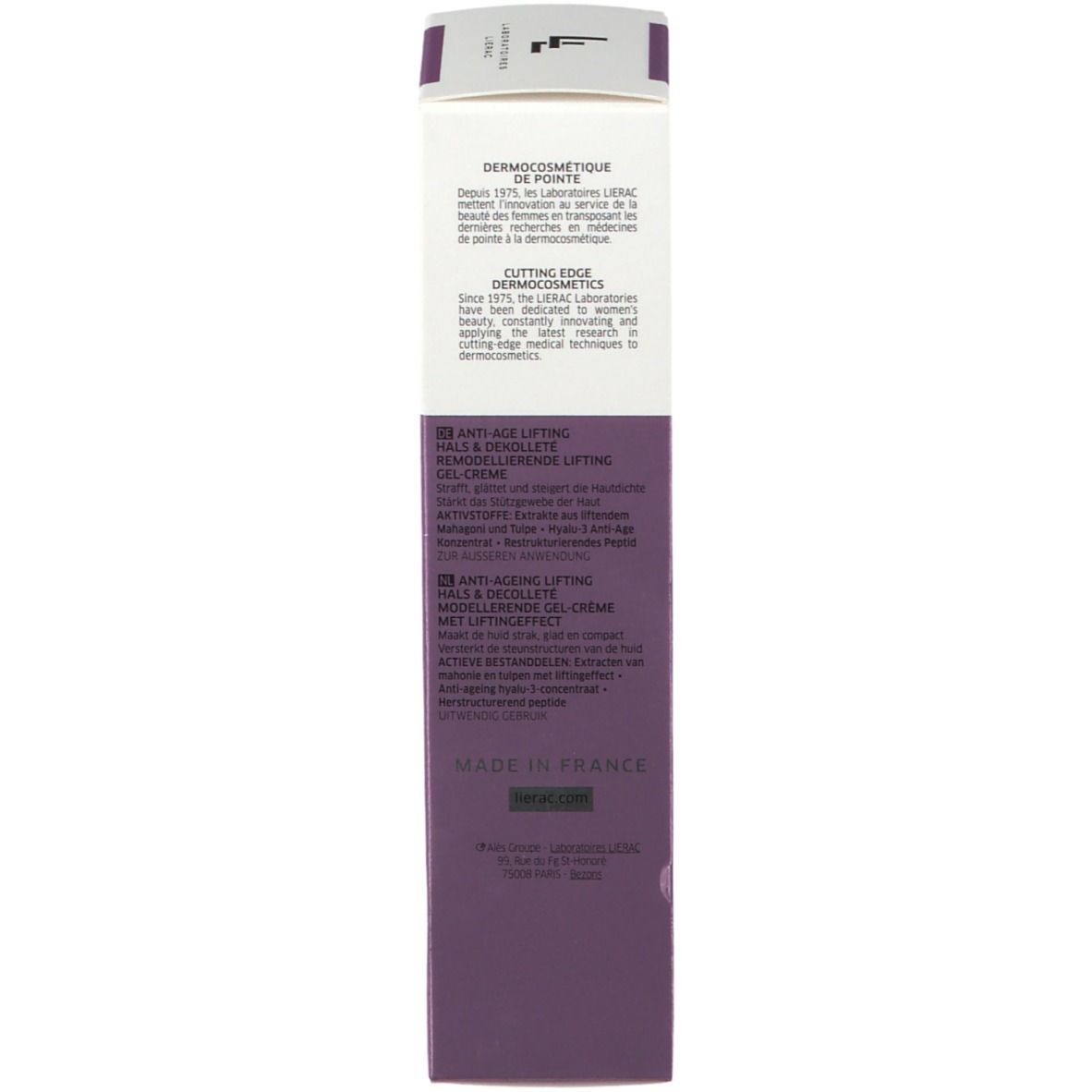 LIERAC LIFT INTEGRAL Cou & décolleté Gel-Crème