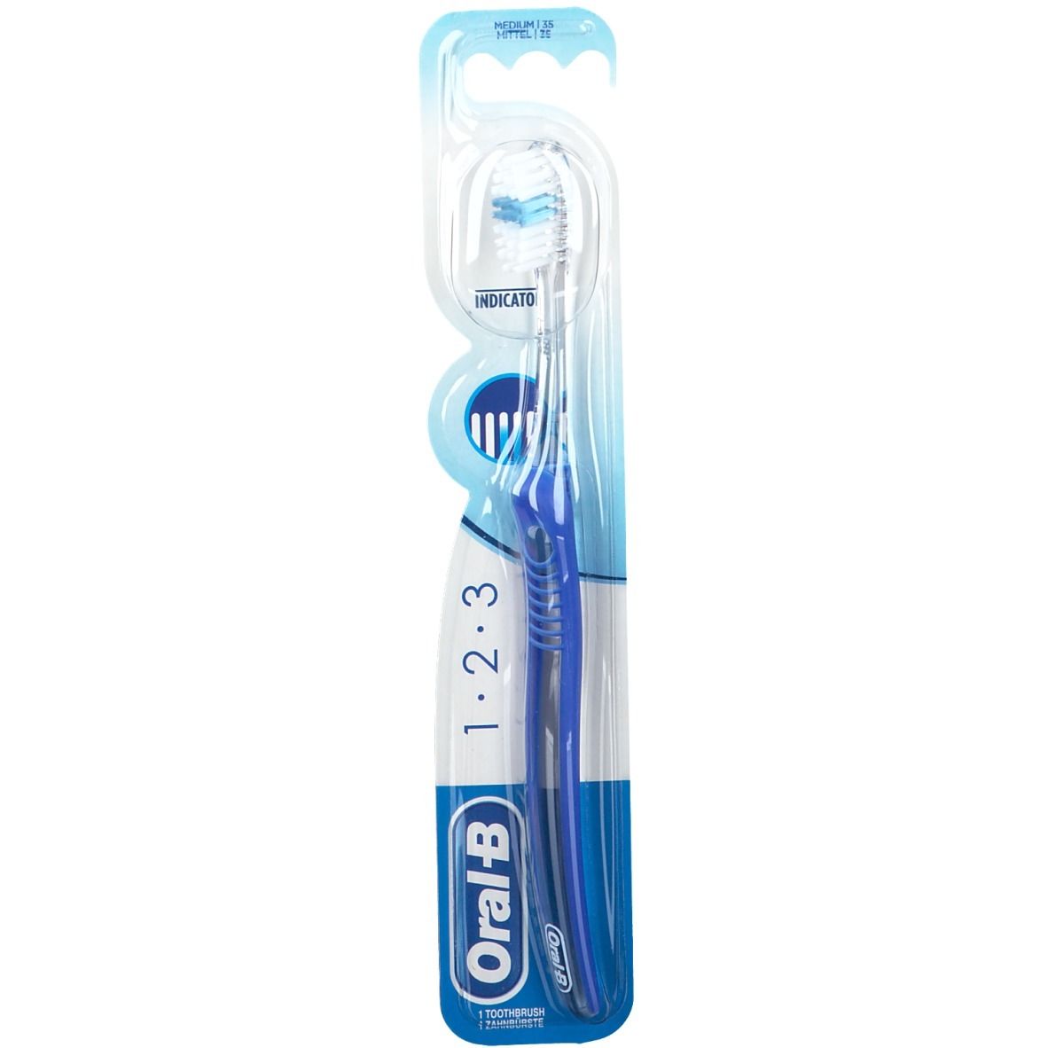 Oral B 1 2 3 Indicator Brosse à dents manuelle
