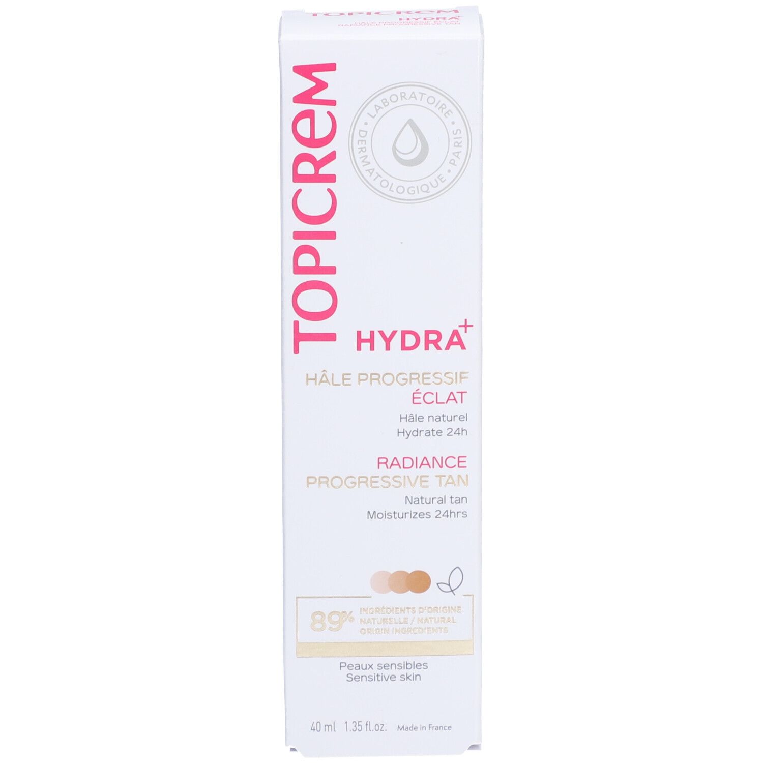 TOPICREM HYDRA+ Radiance Progressive Tan Getönte Tagespflege