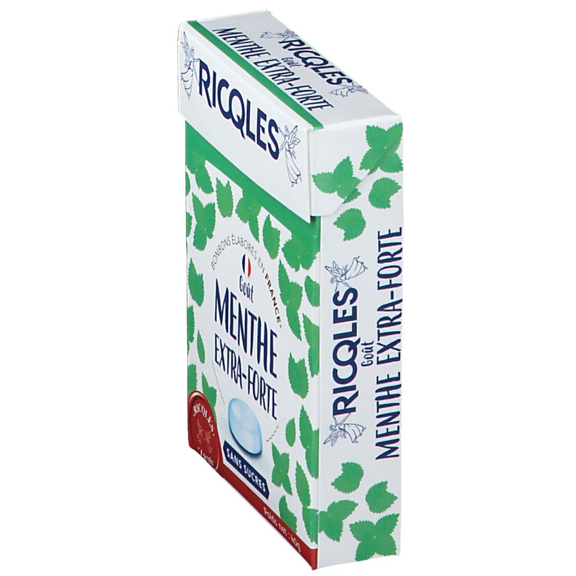 RICQLES Bonbons sans sucre Menthe extra-forte