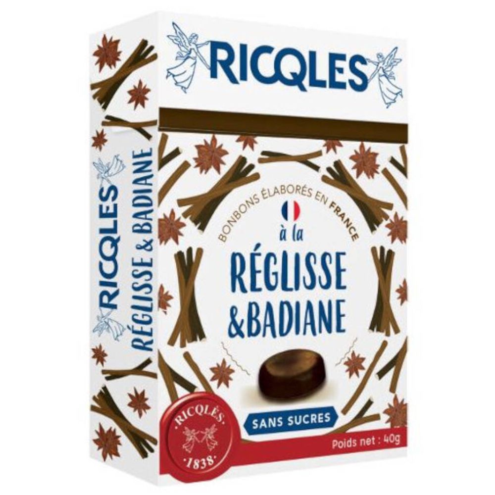 RICQLES Bonbons sans sucre Menthe