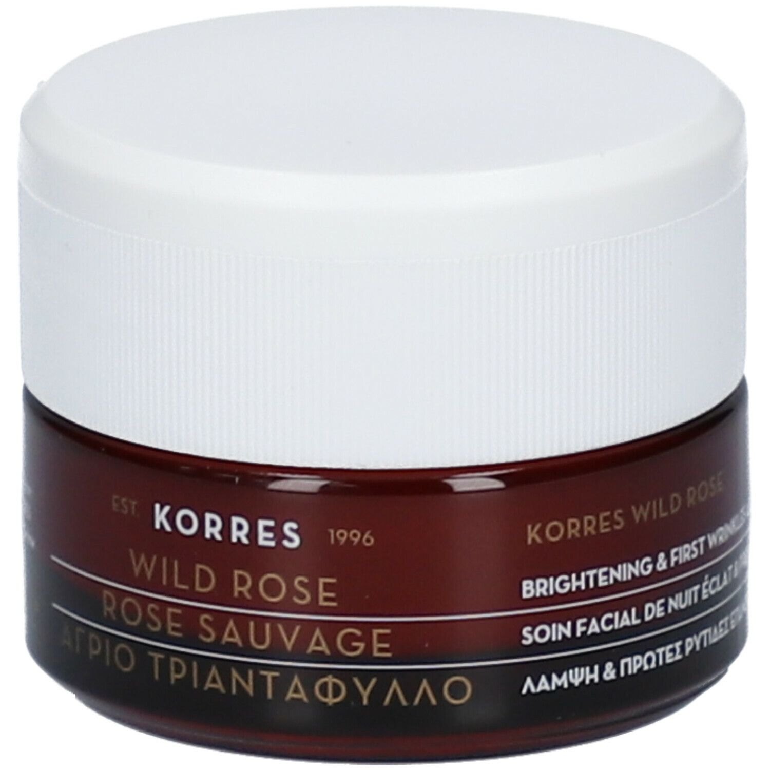 Korres Rose Sauvage Soin facial de nuit éclat & Prémières rides réparateur avancé