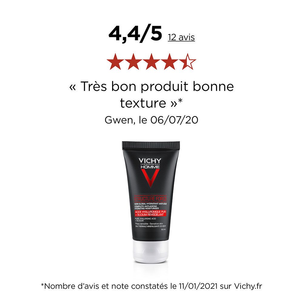 VICHY Homme Structure Force Soin jour