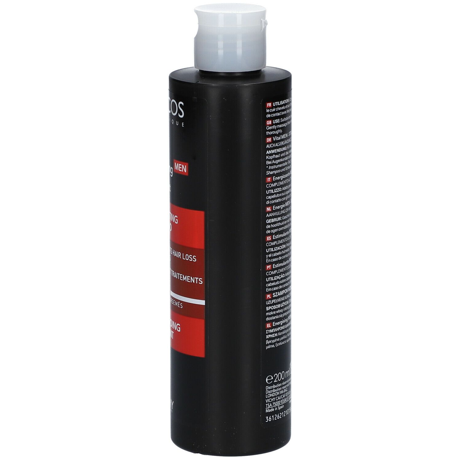 VICHY Dercos Technique Énergisant Men Shampooing Stimulant