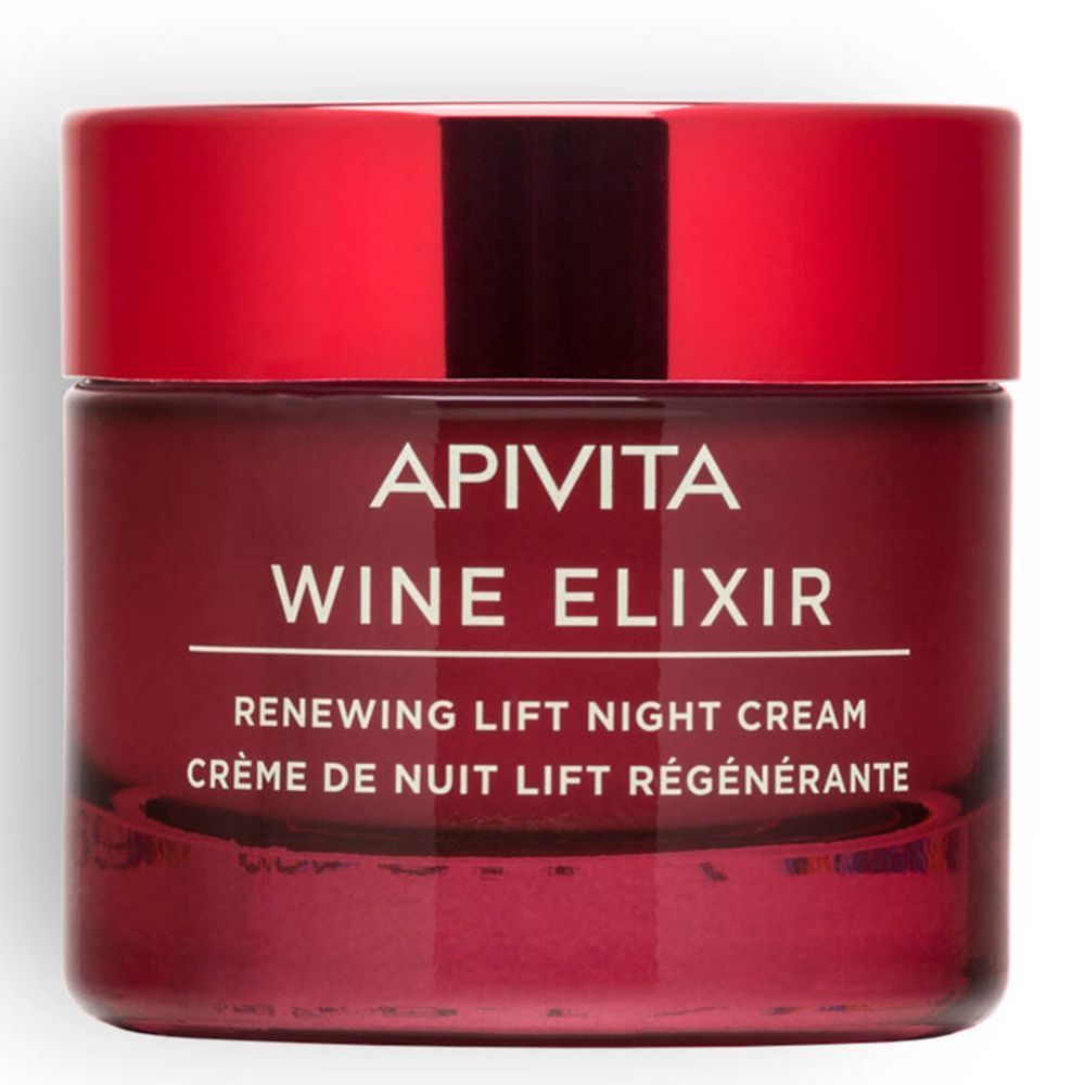 APIVITA Wine Elixir Crème De Nuit Lift Régénérante