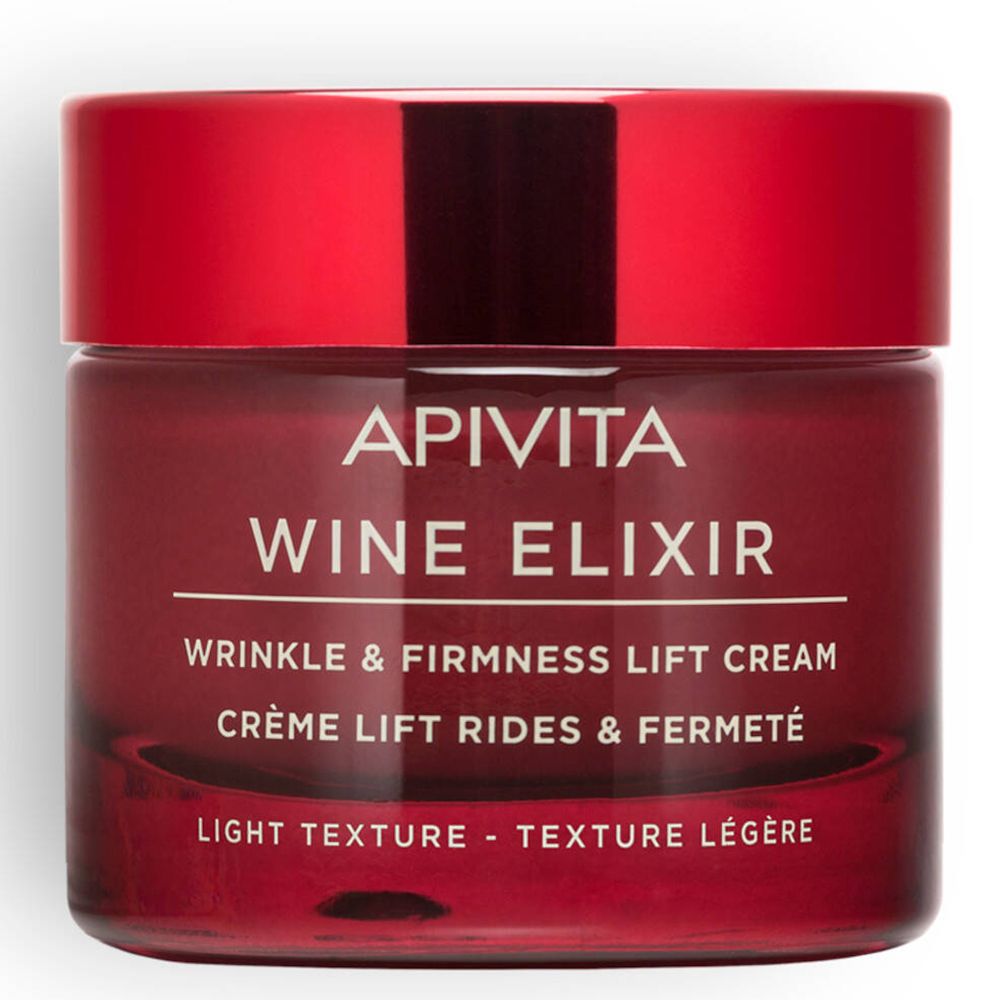 APIVITA Wine Elixir Crème lift rides et fermeté- texture légère