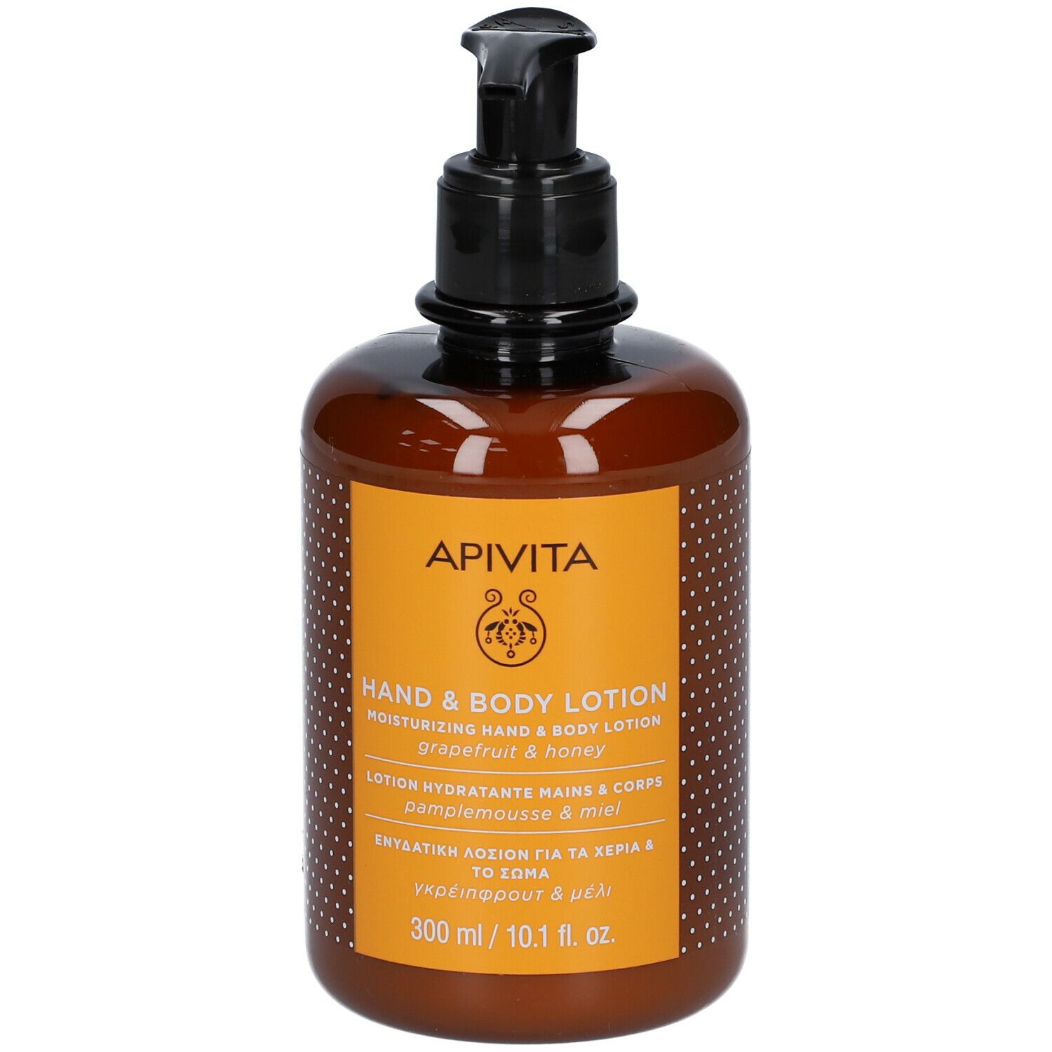 APIVITA Feuchtigkeitsspendende Hand- und Körperlotion Grapefruit & Honig