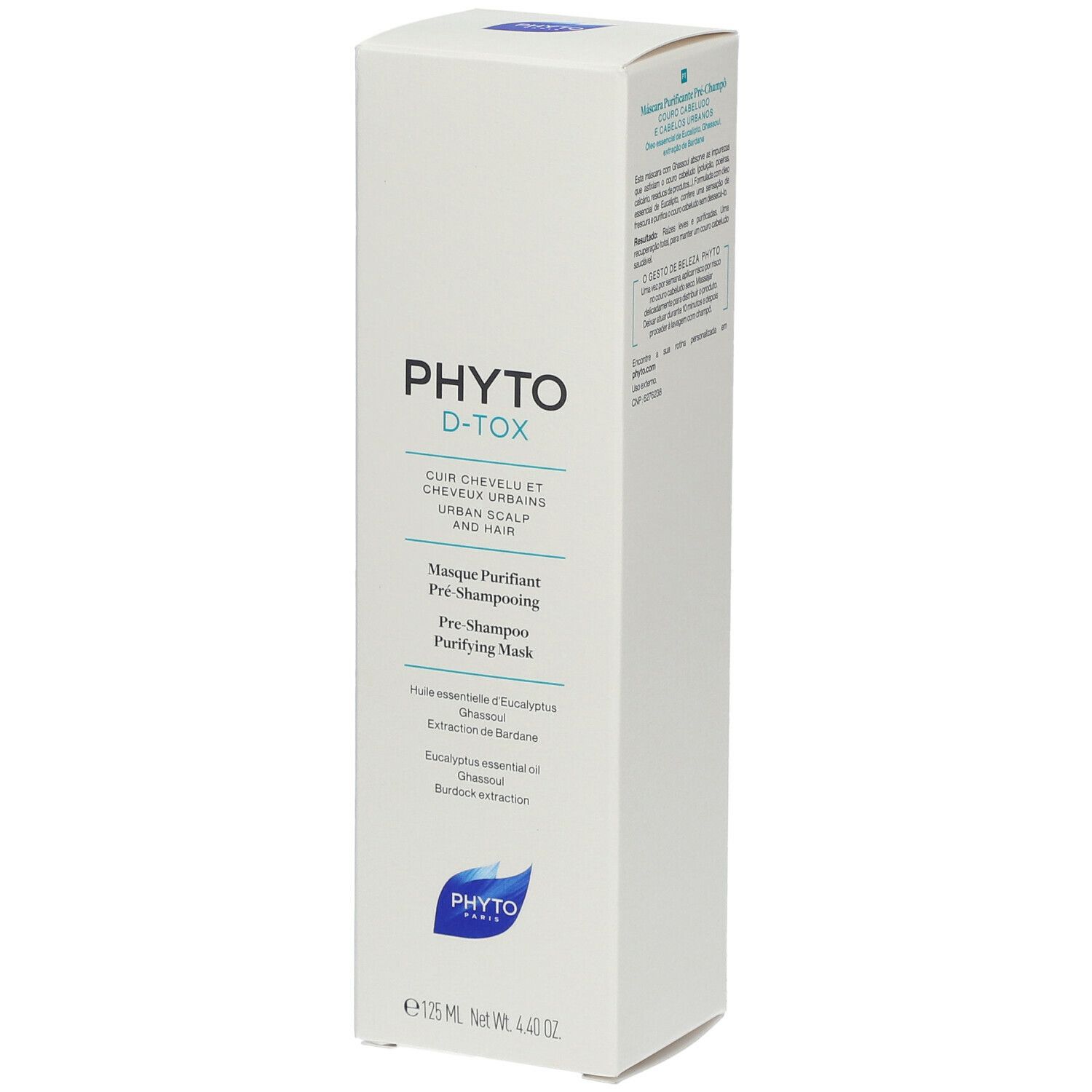 PHYTODETOX Reinigungsmaske vor dem Shampoo