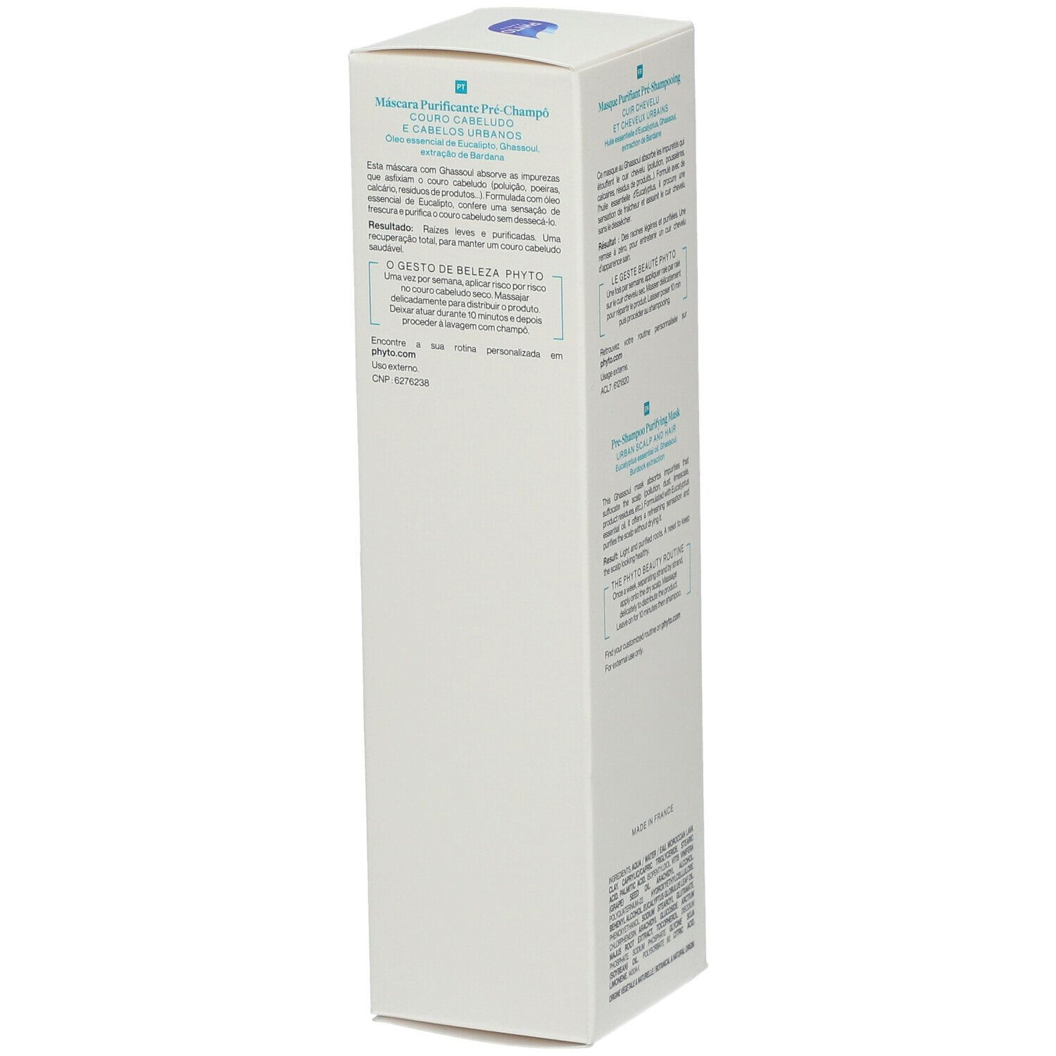 PHYTODETOX Reinigungsmaske vor dem Shampoo