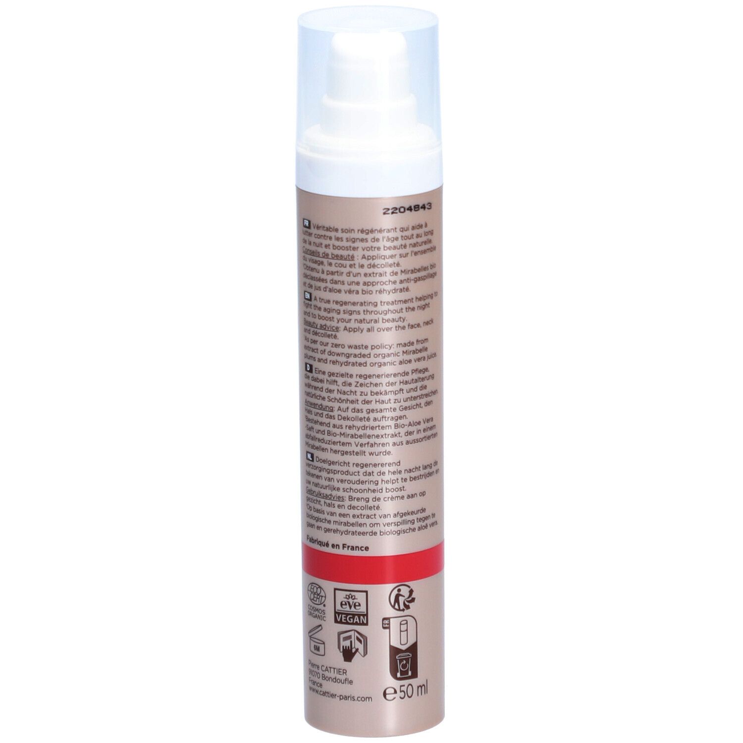 Cattier® Crème de nuit redensifiante