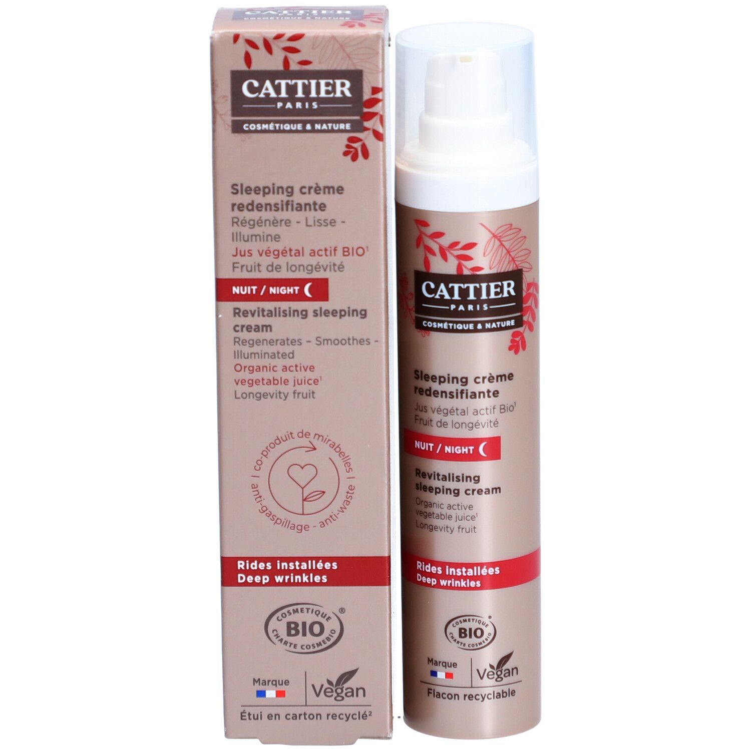 Cattier® Crème de nuit redensifiante