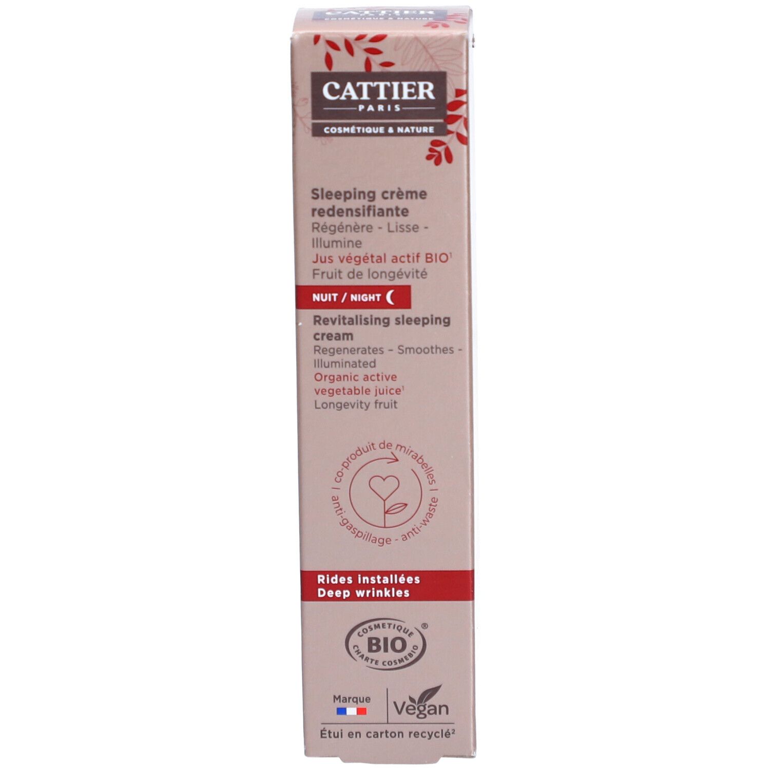 Cattier® Crème de nuit redensifiante