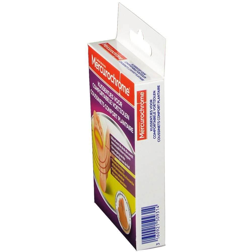 Mercurochrome® Coussinets confort plantaire