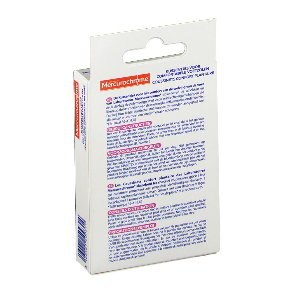 Mercurochrome® Coussinets confort plantaire