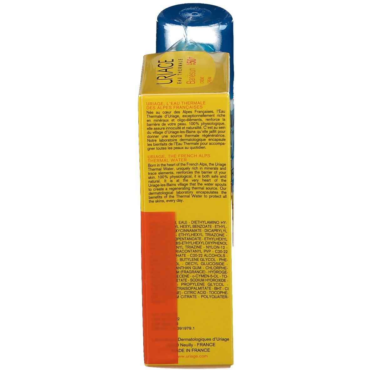 Uriage Bariésun Crème SPF50+ + Eau thermale OFFERT