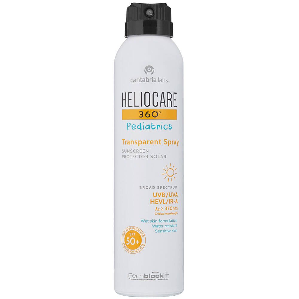 Heliocare 360° Pädiatrie Transparentes Spray SPF50+