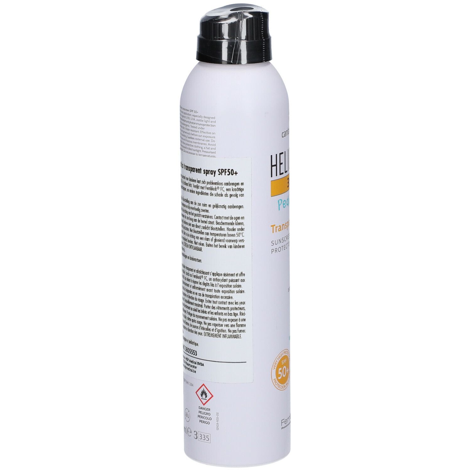 Heliocare 360° Pädiatrie Transparentes Spray SPF50+