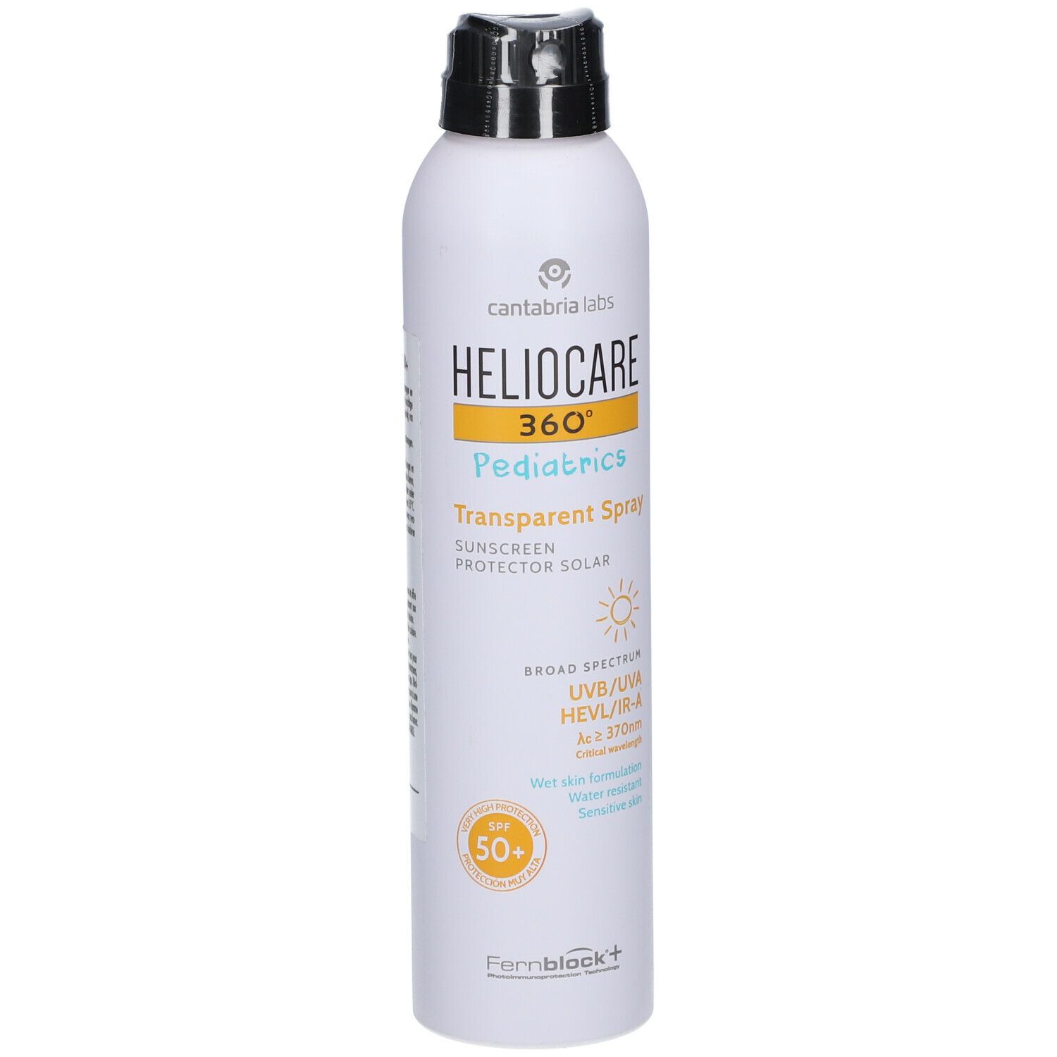 Heliocare 360° Pädiatrie Transparentes Spray SPF50+