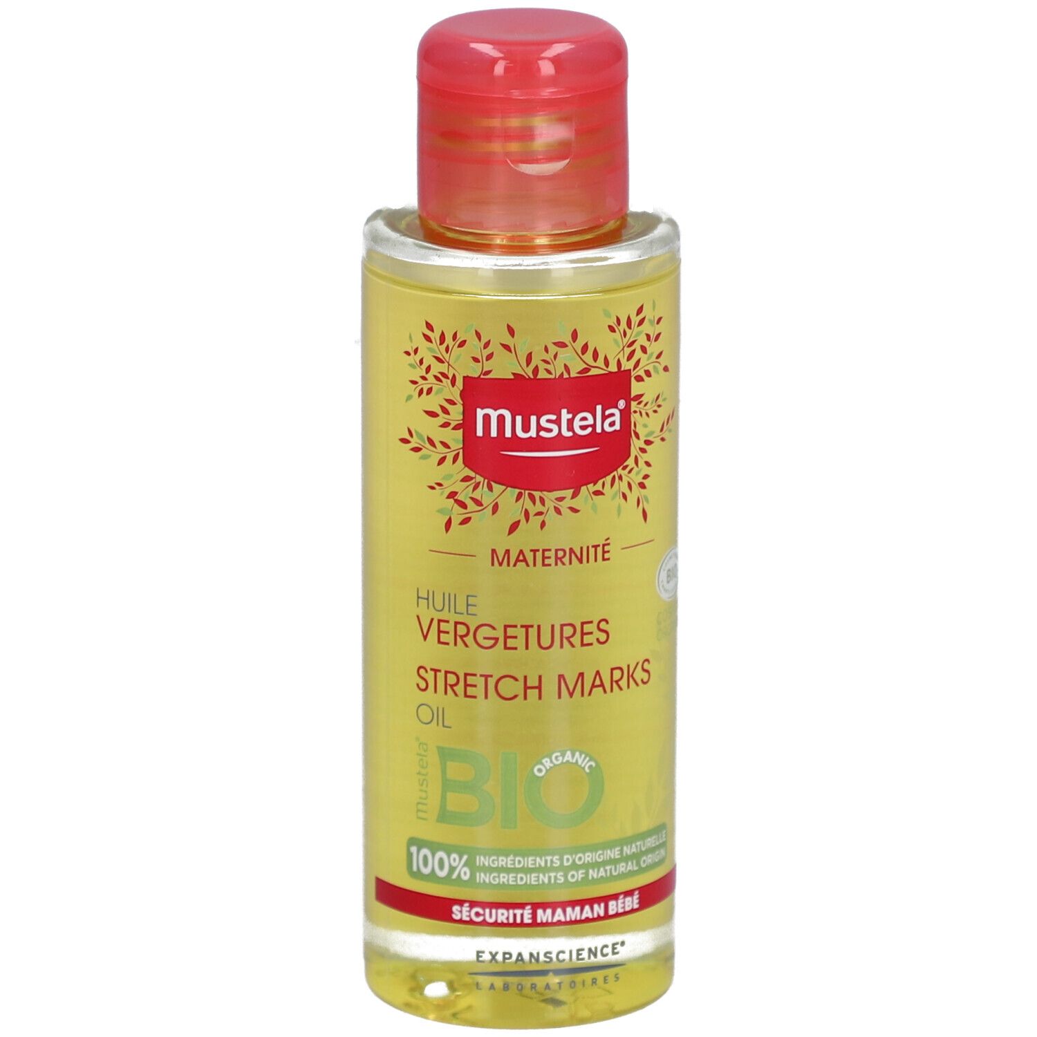 Mustela Maternité Huile vertures Bio