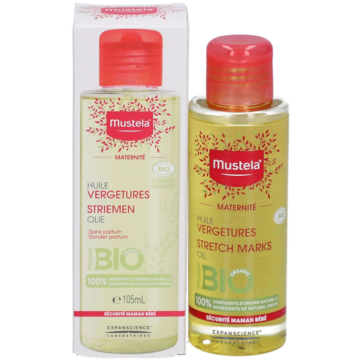 Mustela Maternité Huile vertures Bio