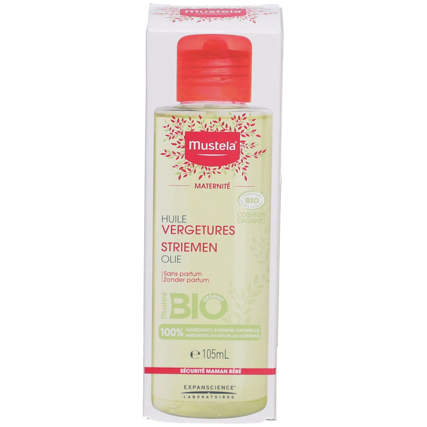 Mustela Maternité Huile vertures Bio