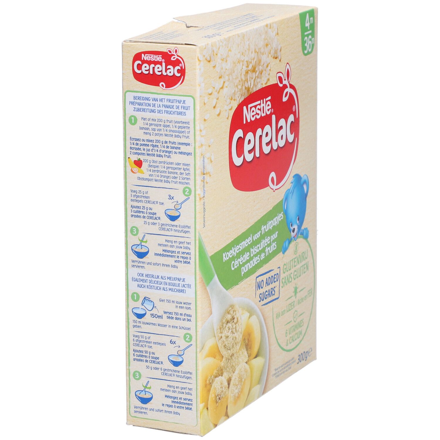 Neste Cerelac Cereales infantiles au lait et fruits 6 mois plus 200g - O2