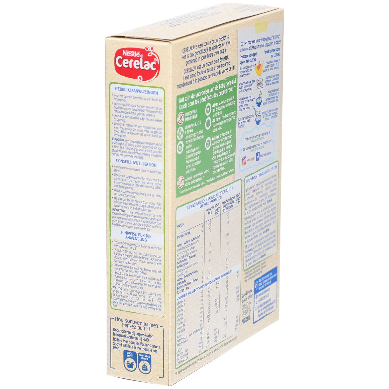 Nestlé® Cerelac® Keksmehl für Fruchtbrei Ab 4/ 6 Monaten
