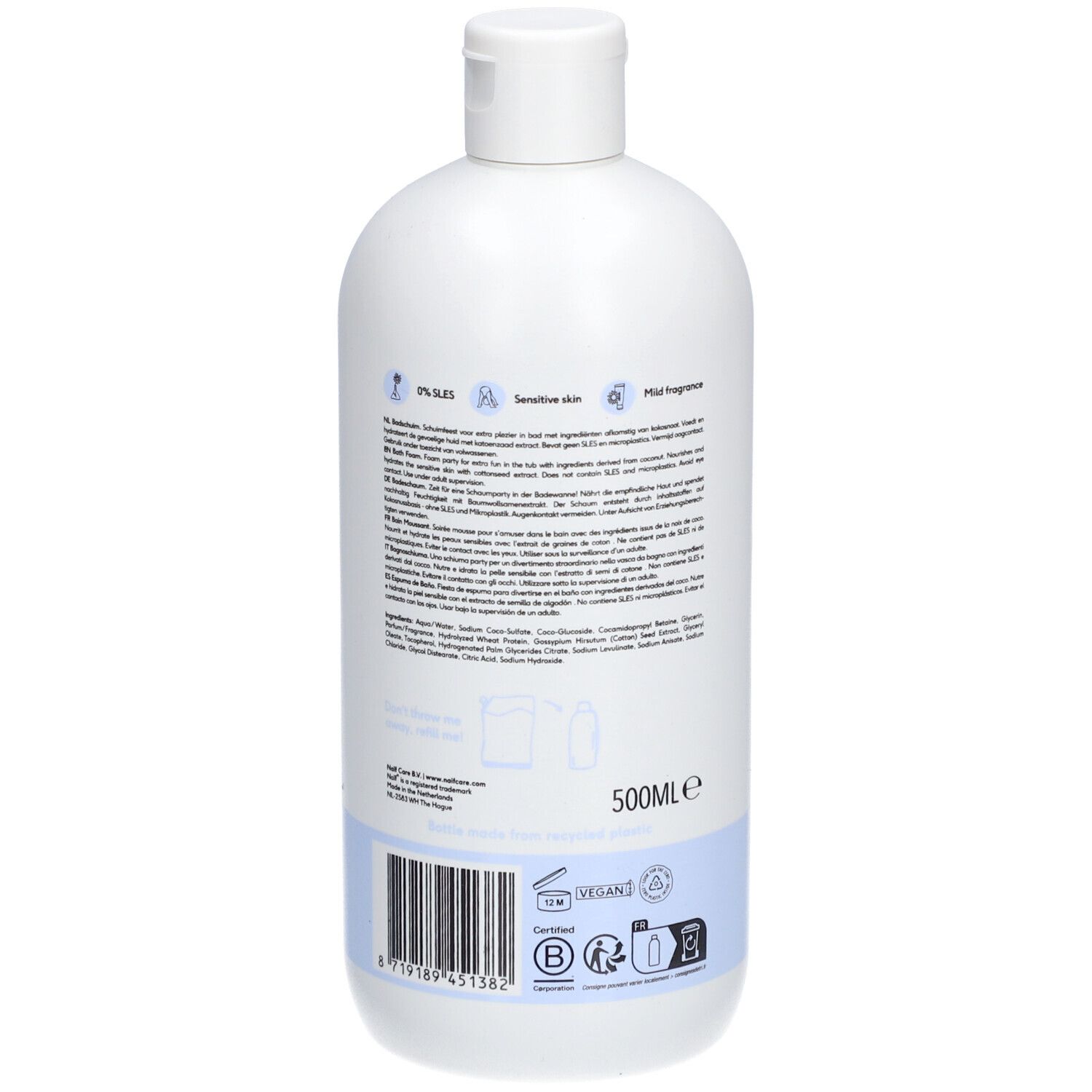 NAÏF® Baby & Kids entspannender Badeschaum