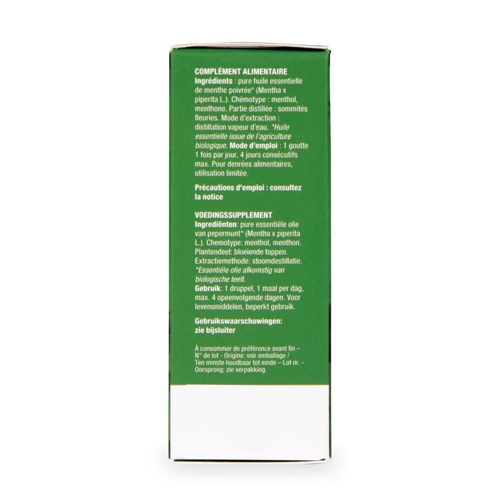 Purasana Huile de menthe poivrée 10 ml