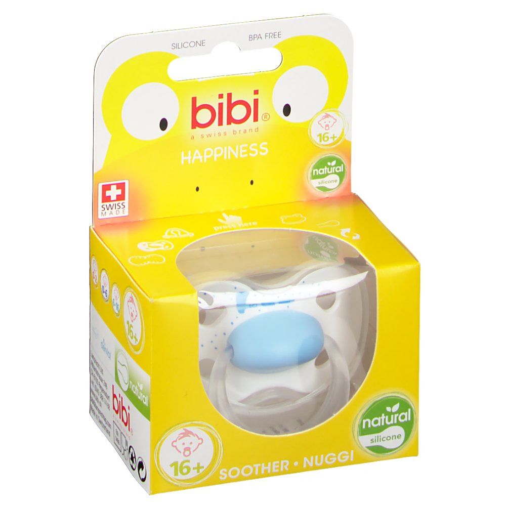 bibi® Happiness Nuggi Dental Silikonsauger 16+ Monate