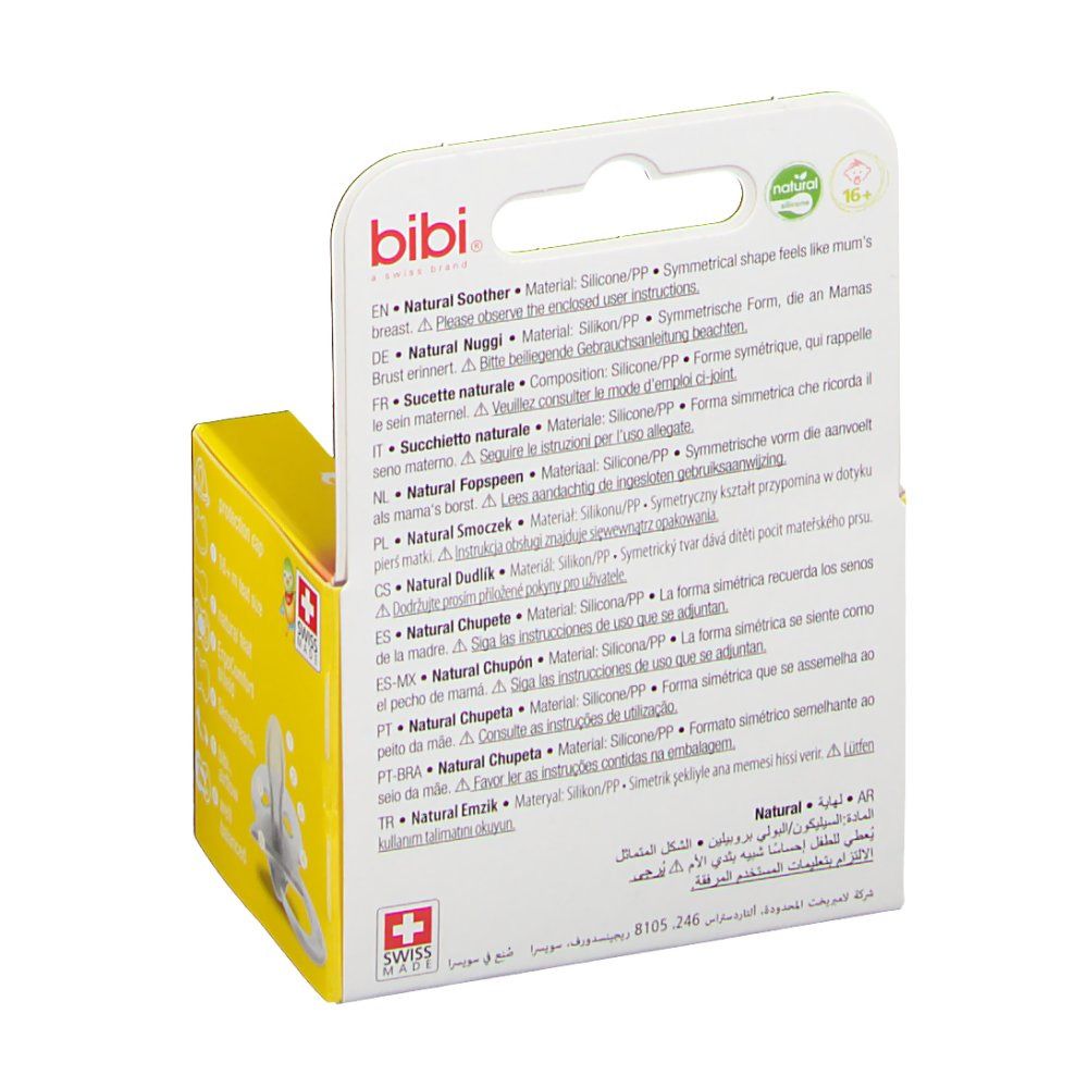 bibi® Happiness Nuggi Dental Silikonsauger 16+ Monate
