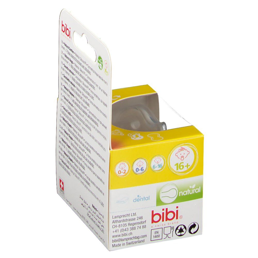 bibi® Happiness Nuggi Dental Silikonsauger 16+ Monate