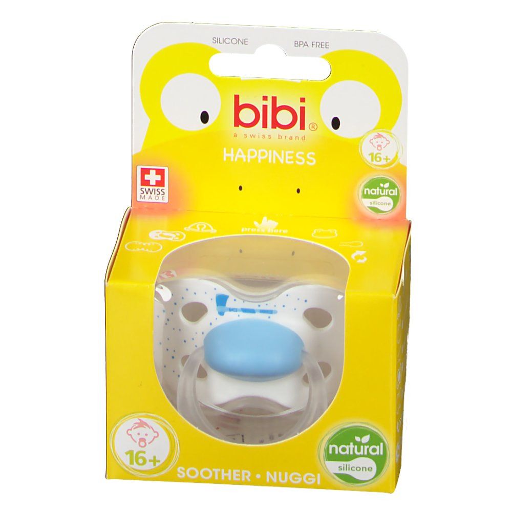 bibi® Happiness Nuggi Dental Silikonsauger 16+ Monate