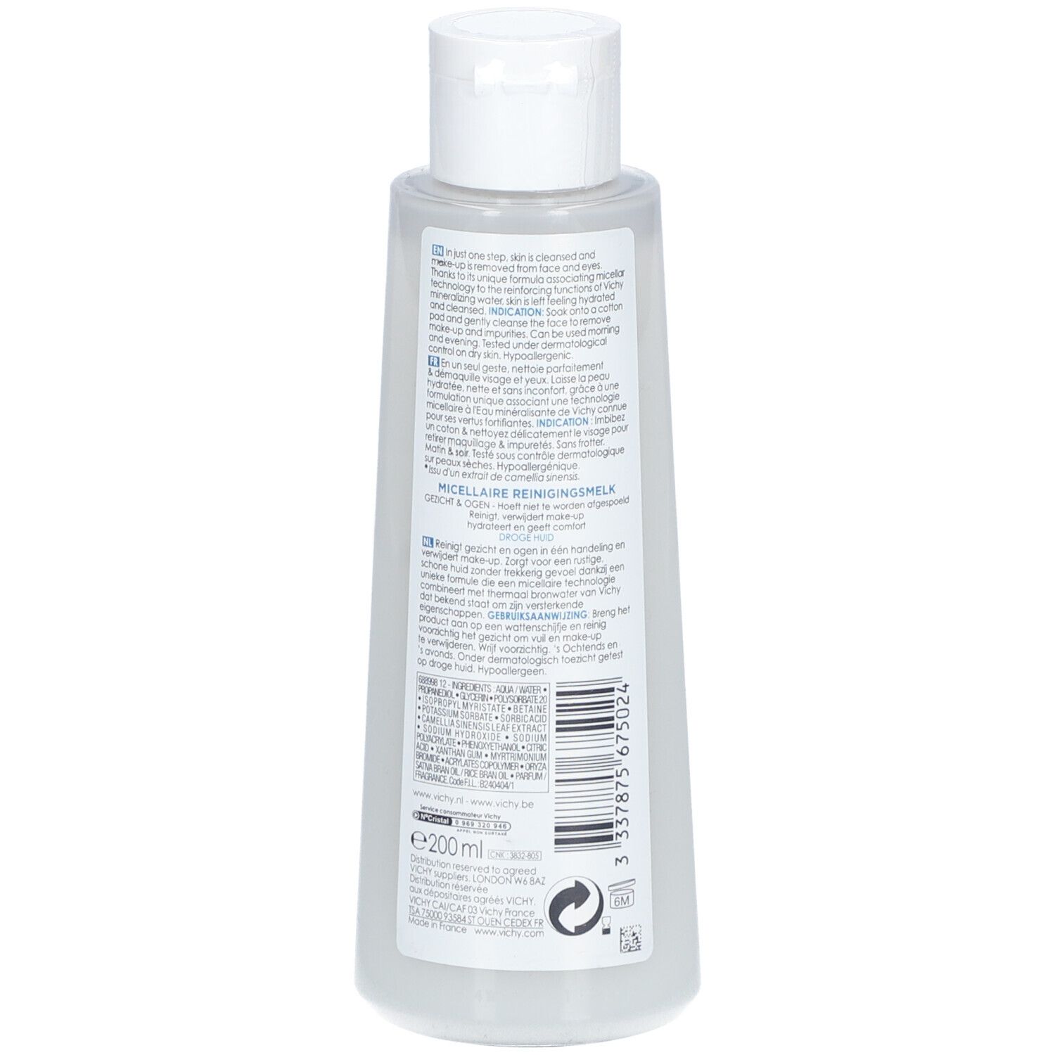 VICHY Pureté Thermale Minéral Mizellen Reinigungsmilch