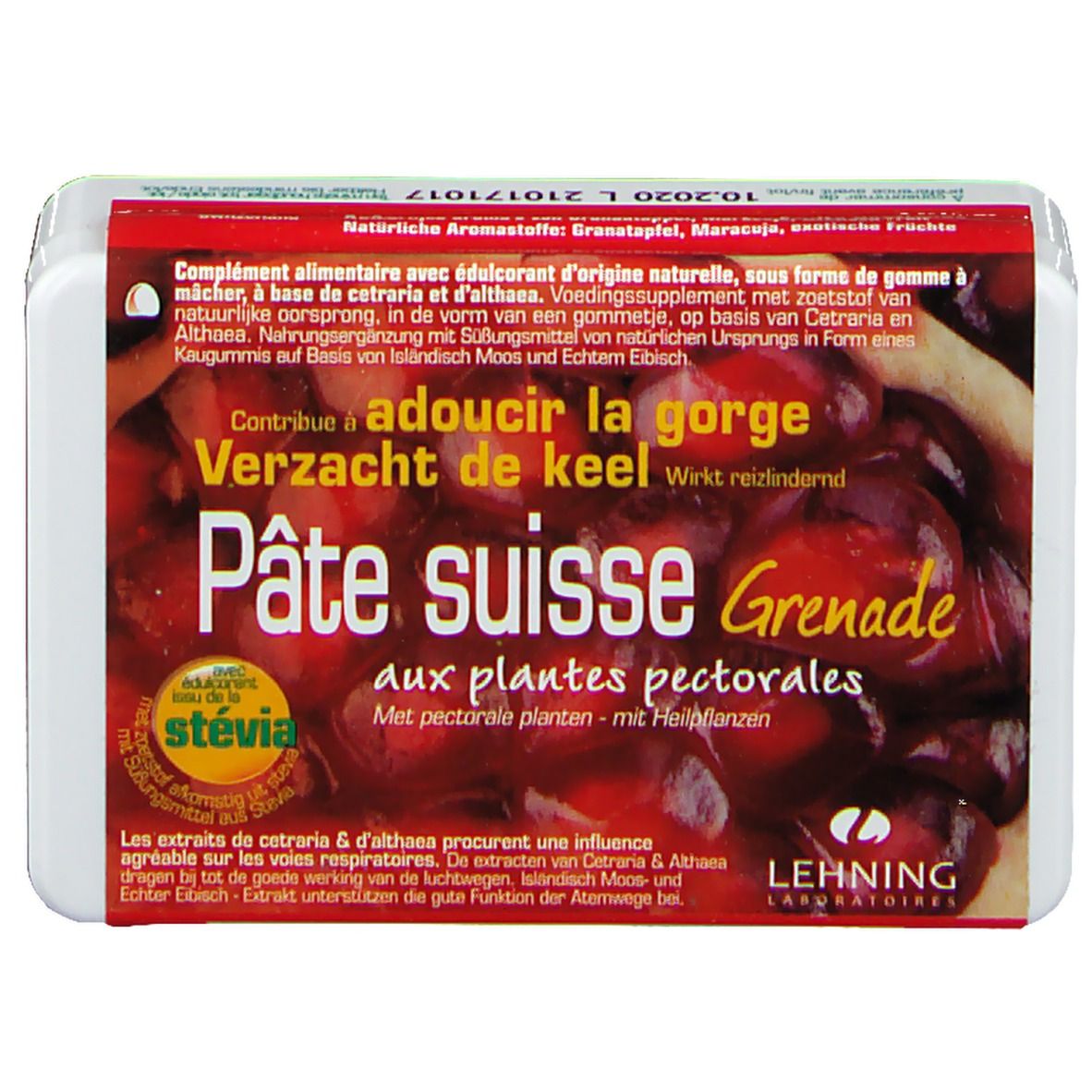 LEHNING LABORATOIRES Pâte Suisse Husten Luschtabletten