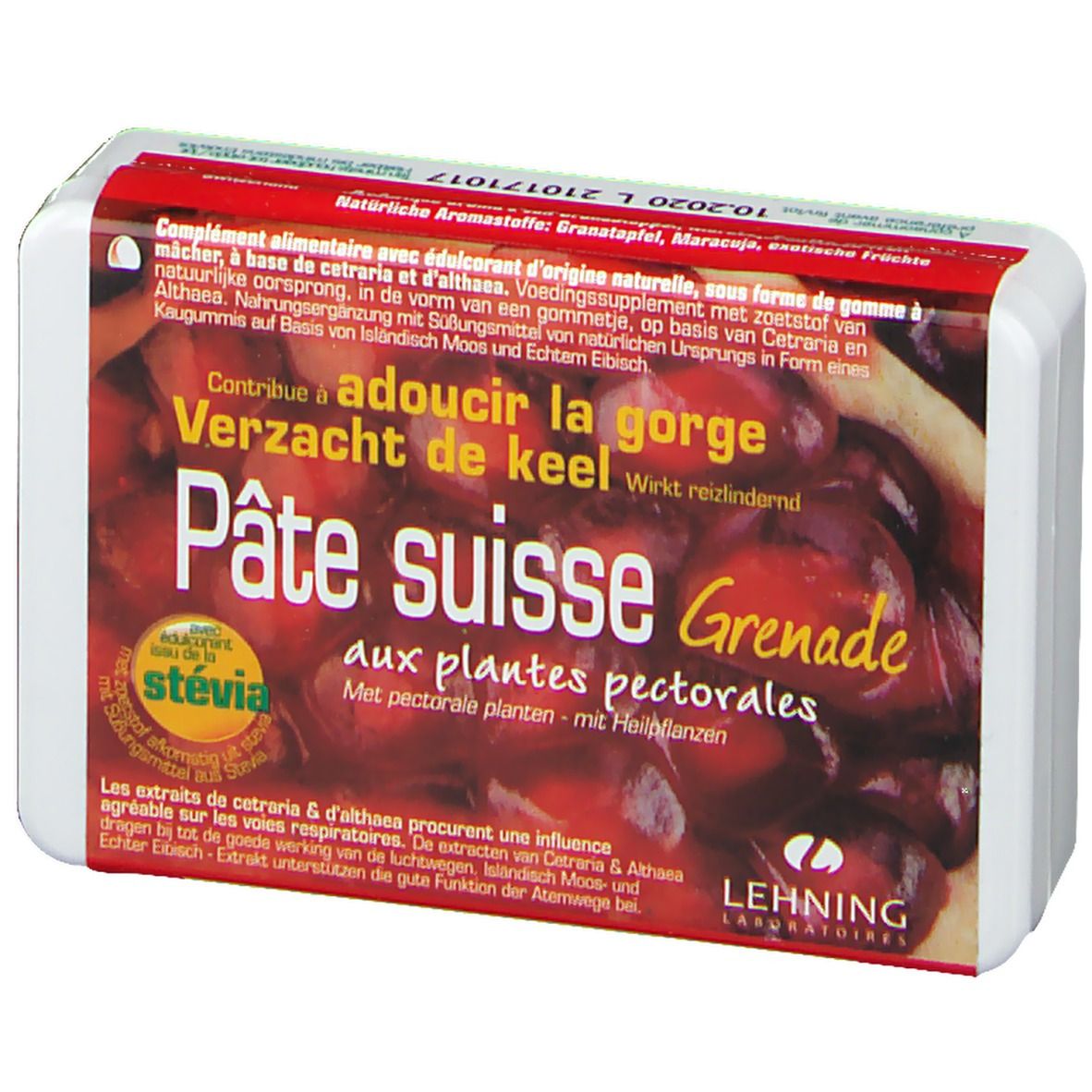 LEHNING LABORATOIRES Pâte Suisse Husten Luschtabletten